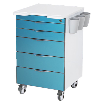 Dental Cabinet Blue, 1pcs
