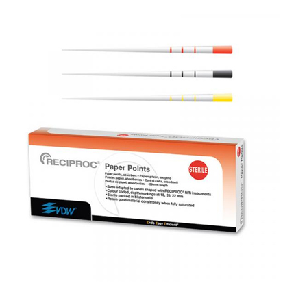Pappersspets VDW Reciproc® #R25-R50, 144 st