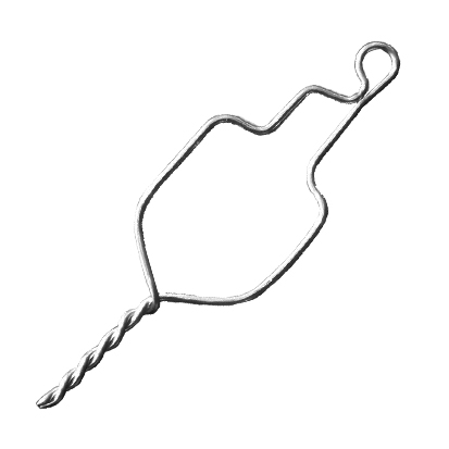  Kobayashi Tie Hooks Wire, Short Pretwist .012 x100st.