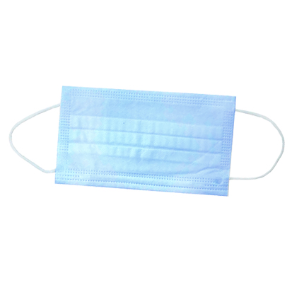 Face Mask 3 Layers with Earloop Blue 50 st.