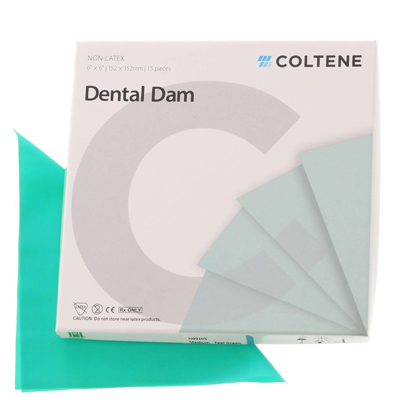 HySolate® Rubber Dam Non-Latex PF  15st, Green Medium