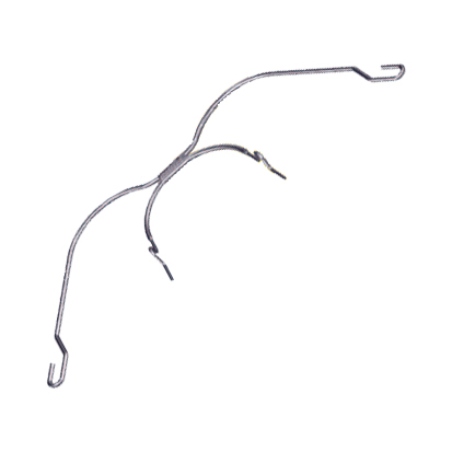 Face bow med stop loops, #1 Båge längd 83 mm, 1st.