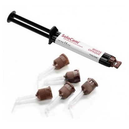 SOLOCEM® Självadesivt kompositcement, Vit Opaque 1x5ml (8,5g)