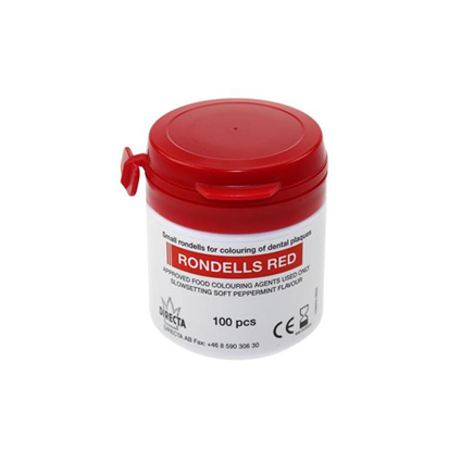 klardent.se - Rondell - Red, 100pcs