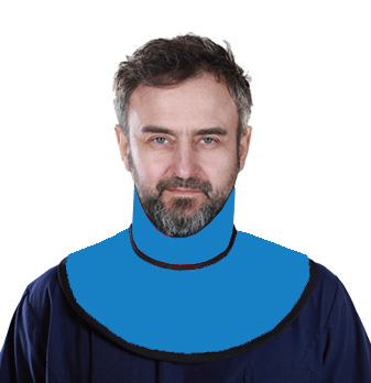 Thyroide x-ray protective Large (Blue)