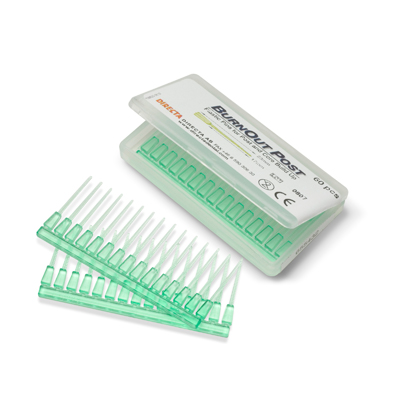 Burn Out Posts, Plastic Pins,Green 60pcs