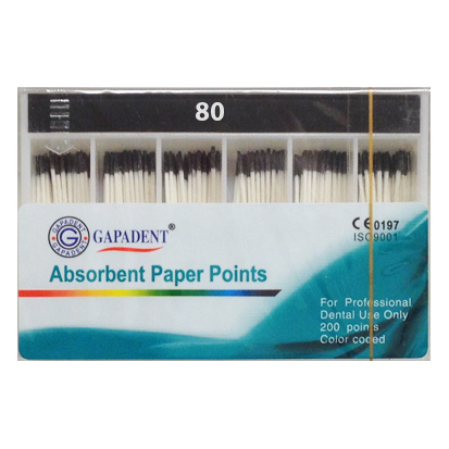 Paper Ponits ISO no.#80 Black coded 200 st.