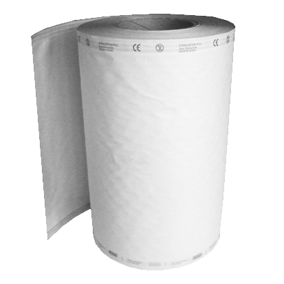 Flat Autoclave rolls White 350mm x 200m