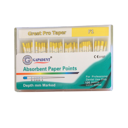 Paper Ponits Tepro  F1 Yellow. coded 100 st.