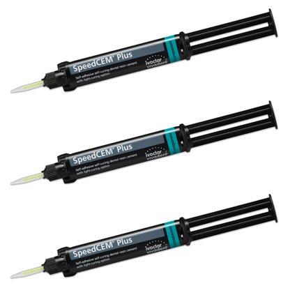 SPEEDCEM PLUS Automix Translucent Refill, 3x9g