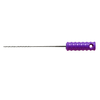 Barbed Broaches 21mm Purple #0, 10pcs
