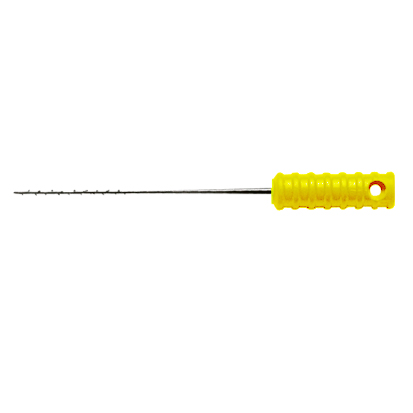Barbed Broaches 21mm Yellow #2, 10pcs