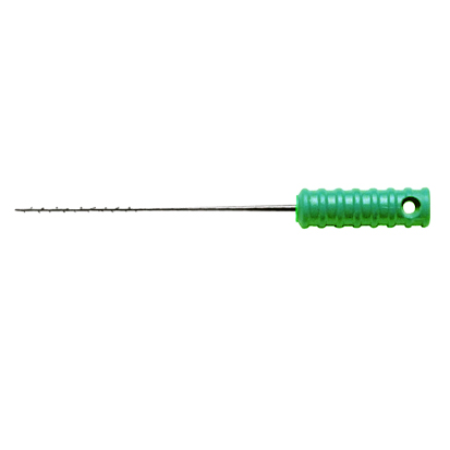 Nervextraktor-Barbed Broaches 21mm grön #5, 10st.