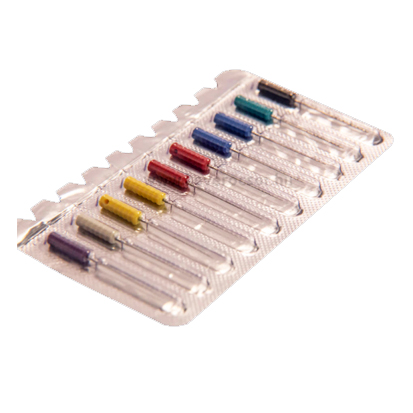 Nervextraktor-Barbed Broaches 21mm sort. #0-6, 10st.