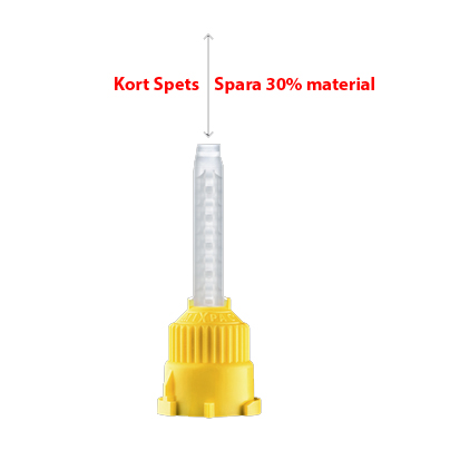 T-Mixer® Gul 1:1, 50st blandningsspetsar, 50st.