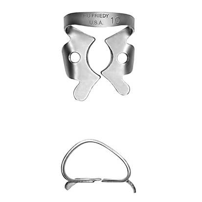 Hu-Friedy® Rubber Dam Clamps #10 Right Molar, 1pcs