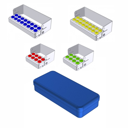 Nichrominox Plug´ in Borrställ set med låda