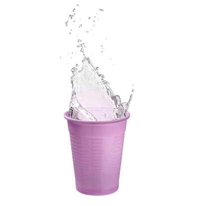 Plastic Cups 18CL Lilac, 100st.