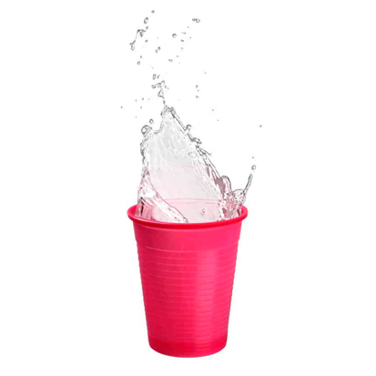 Plastic Cups 18CL Fuchsia, 100st.