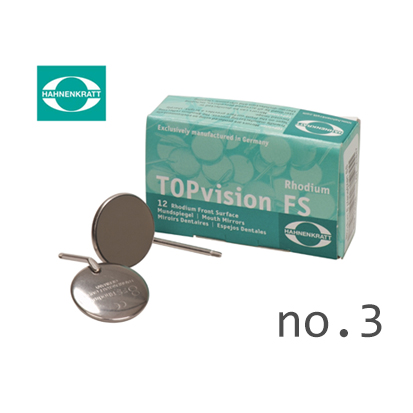Hahnenkratt TOPvision FS-Rhodium Munspegel #3, 12st.
