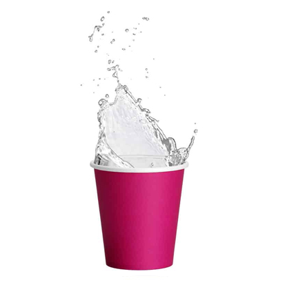 Miljö Papperbägare 18CL Fuchsia, 50st.