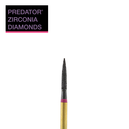 Predator® Flamformig Zirconia Cutter Diamond Burs, 5pcs