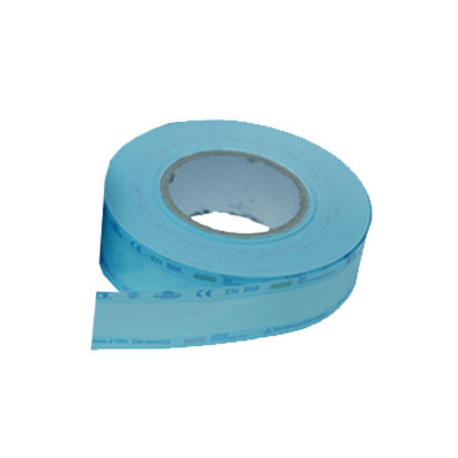 Flat Autoclave rolls Blue 55mm x 200