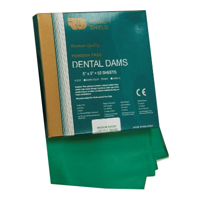Kofferdam ROYAL SHIELD PF 15x15 36st, Medium Grön