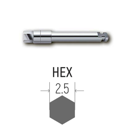 Alphatech® HEX Vinkelstycke Driver Kort 2.5mm 