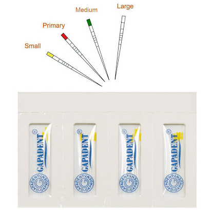 Paper Ponits Sterile One File GOLD #Small 100 st.