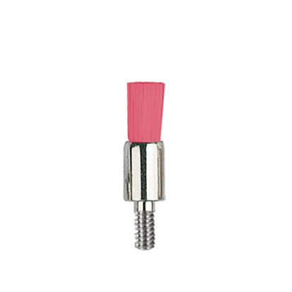 Edenta Polerborste vit nylon med skruv, 100st.
