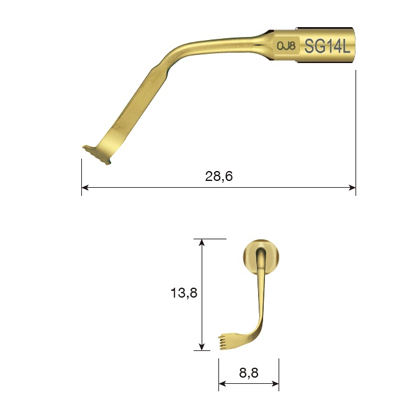 VarioSurg Piezo spets SG14L, 1st.
