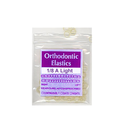 Intraoral latex elastisk, 1/8"  A- Light 2.5 oz, 100st.
