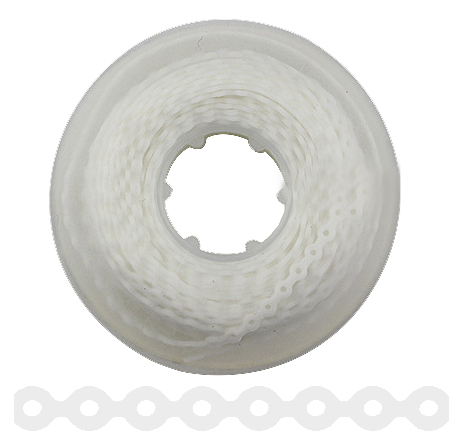Elastic Standard Chain, Clear Short, 1x15ft.