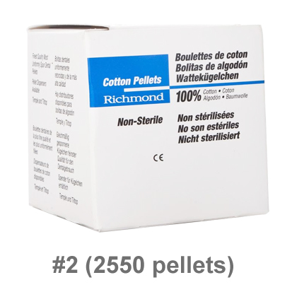 Richmond Cotton Pellets #2    5,5mm(2550pcs)