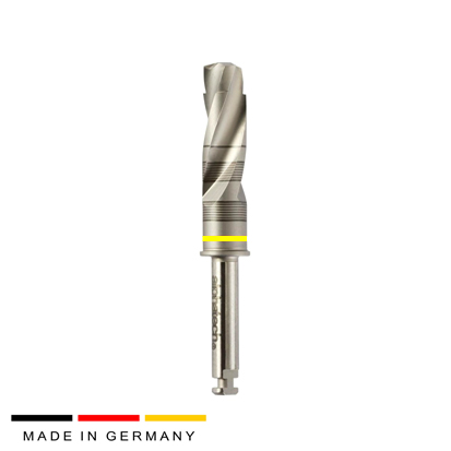 Universal Implant Drill Yellow Short 3.8mm