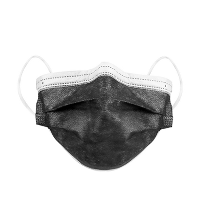 Munskydd nonwoven 3-lag med öronband Svart 50 st 