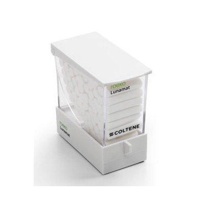 Lunamat Cotton Rolls Dispenser, 1st.