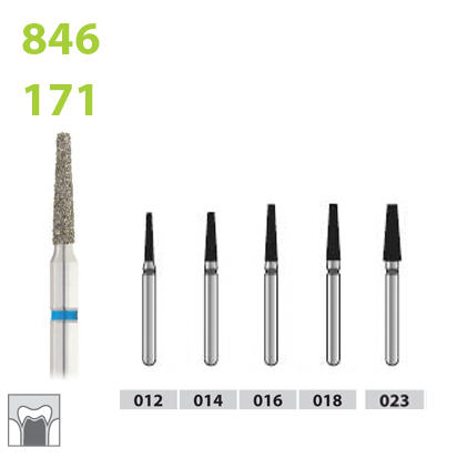  Flat End Taper FG 846/171, 5St.