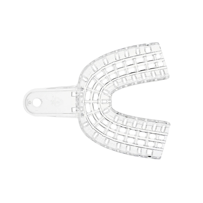 PRESIDENT Plastic Impression Trays, Medium LO #4, 12st.