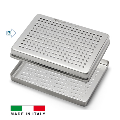 Medesy® Rostfritt Lock Small Perforated 190x145x25mm