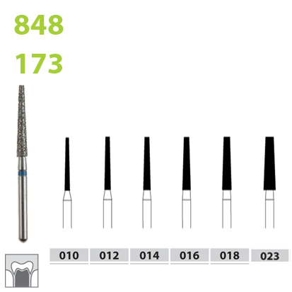  Flat End Taper Long FG 848/173, 5St.