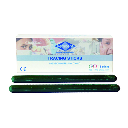 Kemco Vax Tracing Sticks Green,15sticks