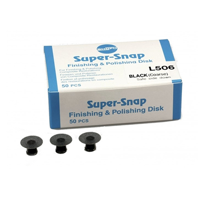  Super-Snap Black Coarse 50pcs