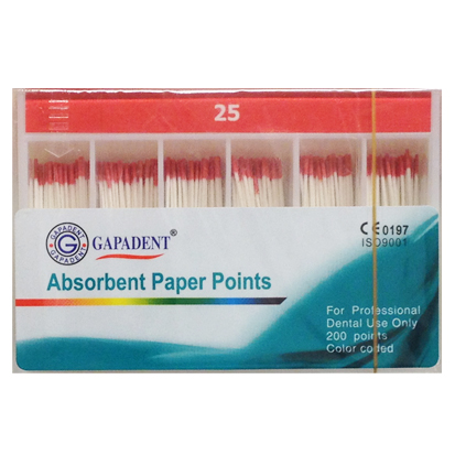 Paper Ponits ISO no.#25 Red coded 200 st.