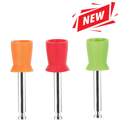 Rubber Polishers Colored, 100st.