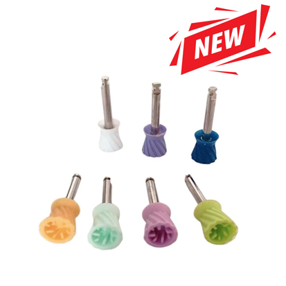 Rubber Polishers Colored Hard, 100st.