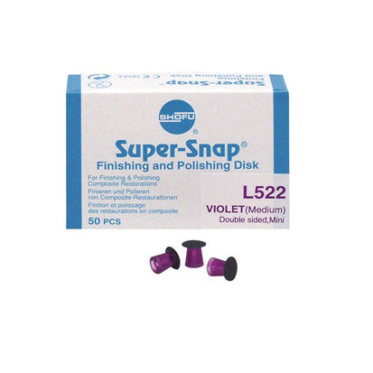  Super-Snap Violet Medium Mini 50pcs