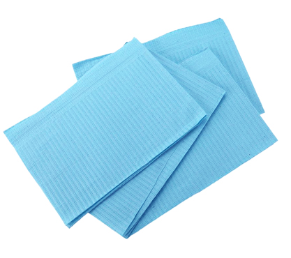 Patient Bibs Blue 45x30cm, 500pcs.