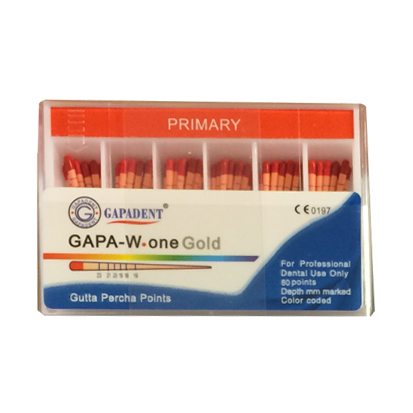Gutta Percha One File GOLD # Primary coded 60 st.